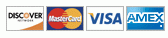 We accept all major credit cards