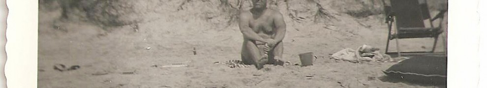 Dad on the beach